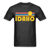 Idaho Basic T-Shirt - Unisex Idaho T Shirt Retro Sun - heather black
