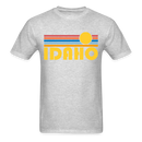Idaho Basic T-Shirt - Unisex Idaho T Shirt Retro Sun - heather gray