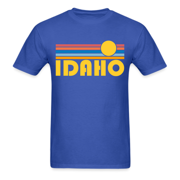 Idaho Basic T-Shirt - Unisex Idaho T Shirt Retro Sun - royal blue