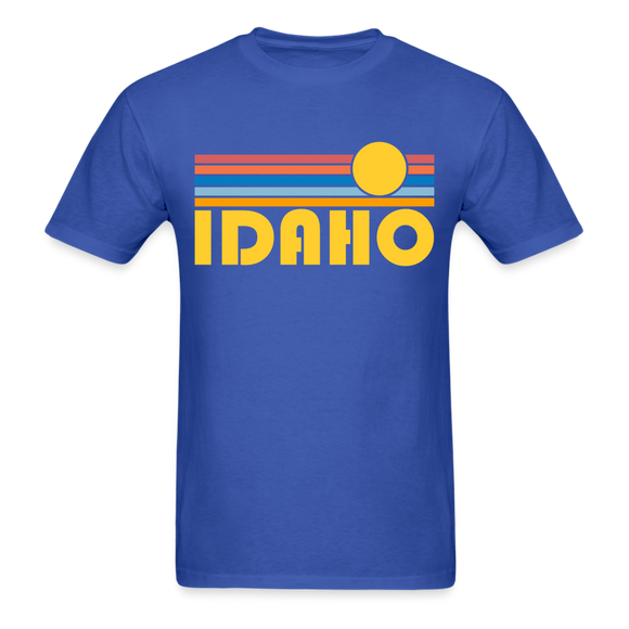 Idaho Basic T-Shirt - Unisex Idaho T Shirt Retro Sun - royal blue