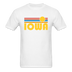 Iowa Basic T-Shirt - Unisex Iowa T Shirt Retro Sun - white