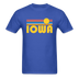 Iowa Basic T-Shirt - Unisex Iowa T Shirt Retro Sun - royal blue