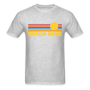 Hilton Head, South Carolina Basic T-Shirt - Unisex Hilton Head T Shirt Retro Sun - heather gray