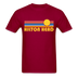 Hilton Head, South Carolina Basic T-Shirt - Unisex Hilton Head T Shirt Retro Sun - dark red