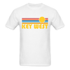 Key West, Florida Basic T-Shirt - Unisex Key West T Shirt Retro Sun - white