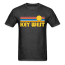 Key West, Florida Basic T-Shirt - Unisex Key West T Shirt Retro Sun - heather black