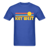 Key West, Florida Basic T-Shirt - Unisex Key West T Shirt Retro Sun - royal blue