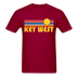 Key West, Florida Basic T-Shirt - Unisex Key West T Shirt Retro Sun - dark red