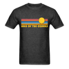 Lake of the Ozarks, Missouri Basic T-Shirt - Unisex Lake of the Ozarks T Shirt Retro Sun - heather black
