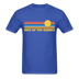 Lake of the Ozarks, Missouri Basic T-Shirt - Unisex Lake of the Ozarks T Shirt Retro Sun - royal blue