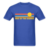 Lake of the Ozarks, Missouri Basic T-Shirt - Unisex Lake of the Ozarks T Shirt Retro Sun - royal blue