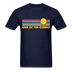 Lake of the Ozarks, Missouri Basic T-Shirt - Unisex Lake of the Ozarks T Shirt Retro Sun - navy