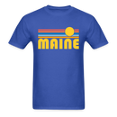 Maine Basic T-Shirt - Unisex Maine T Shirt Retro Sun - royal blue