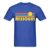 Missouri Basic T-Shirt - Unisex Missouri T Shirt Retro Sun - royal blue