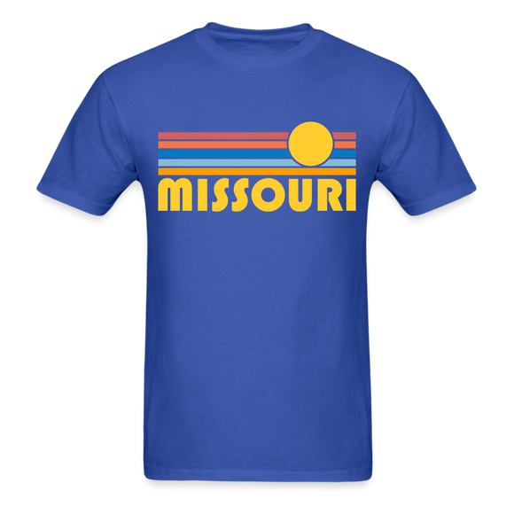 Missouri Basic T-Shirt - Unisex Missouri T Shirt Retro Sun - royal blue