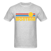 Montana Basic T-Shirt - Unisex Montana T Shirt Retro Sun - heather gray