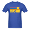Moab, Utah Basic T-Shirt - Unisex Moab T Shirt Retro Sun - royal blue
