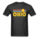 Ohio Basic T-Shirt - Unisex Ohio T Shirt Retro Sun - heather black