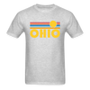 Ohio Basic T-Shirt - Unisex Ohio T Shirt Retro Sun - heather gray