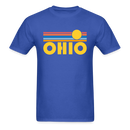 Ohio Basic T-Shirt - Unisex Ohio T Shirt Retro Sun - royal blue