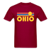 Ohio Basic T-Shirt - Unisex Ohio T Shirt Retro Sun - dark red