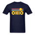Ohio Basic T-Shirt - Unisex Ohio T Shirt Retro Sun - navy