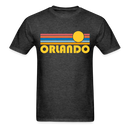 Orlando, Florida Basic T-Shirt - Unisex Orlando T Shirt Retro Sun - heather black
