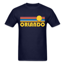 Orlando, Florida Basic T-Shirt - Unisex Orlando T Shirt Retro Sun - navy