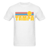Tampa, Florida Basic T-Shirt - Unisex Tampa T Shirt Retro Sun - white