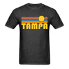 Tampa, Florida Basic T-Shirt - Unisex Tampa T Shirt Retro Sun - heather black