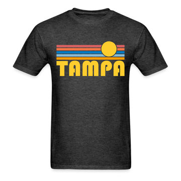 Tampa, Florida Basic T-Shirt - Unisex Tampa T Shirt Retro Sun - heather black