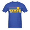 Tampa, Florida Basic T-Shirt - Unisex Tampa T Shirt Retro Sun - royal blue