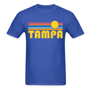 Tampa, Florida Basic T-Shirt - Unisex Tampa T Shirt Retro Sun - royal blue