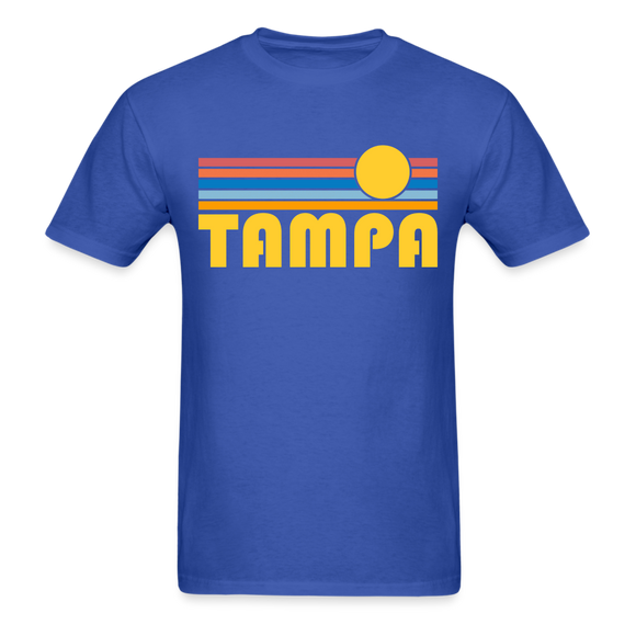 Tampa, Florida Basic T-Shirt - Unisex Tampa T Shirt Retro Sun - royal blue