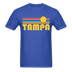 Tampa, Florida Basic T-Shirt - Unisex Tampa T Shirt Retro Sun - royal blue