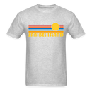 Sanibel Island, Florida Basic T-Shirt - Unisex Sanibel Island T Shirt Retro Sun - heather gray