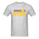 Utah Basic T-Shirt - Unisex Utah T Shirt Retro Sun - heather gray