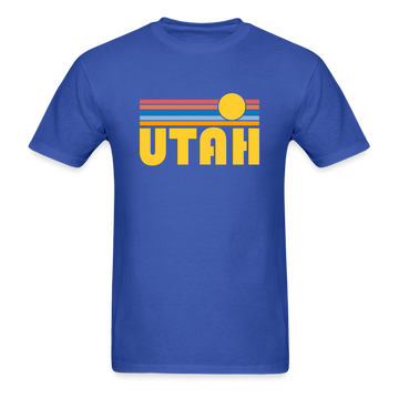 Utah Basic T-Shirt - Unisex Utah T Shirt Retro Sun - royal blue