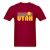 Utah Basic T-Shirt - Unisex Utah T Shirt Retro Sun - dark red