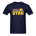 Utah Basic T-Shirt - Unisex Utah T Shirt Retro Sun - navy