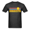 Sarasota, Florida Basic T-Shirt - Unisex Sarasota T Shirt Retro Sun - heather black