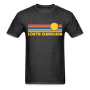 South Carolina Basic T-Shirt - Unisex South Carolina T Shirt Retro Sun - heather black