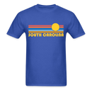 South Carolina Basic T-Shirt - Unisex South Carolina T Shirt Retro Sun - royal blue