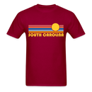 South Carolina Basic T-Shirt - Unisex South Carolina T Shirt Retro Sun - dark red