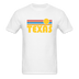 Texas Basic T-Shirt - Unisex Texas T Shirt Retro Sun - white