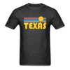 Texas Basic T-Shirt - Unisex Texas T Shirt Retro Sun - heather black