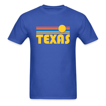 Texas Basic T-Shirt - Unisex Texas T Shirt Retro Sun - royal blue