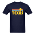Texas Basic T-Shirt - Unisex Texas T Shirt Retro Sun - navy