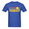 Vermont Basic T-Shirt - Unisex Vermont T Shirt Retro Sun - royal blue