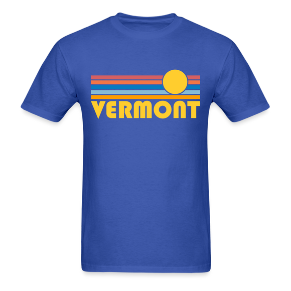 Vermont Basic T-Shirt - Unisex Vermont T Shirt Retro Sun - royal blue